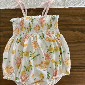 Burt's Bees Baby Soft Pink Romper